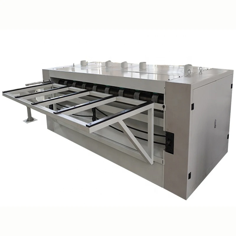 Automatic cutting machine for laminate flooring production line