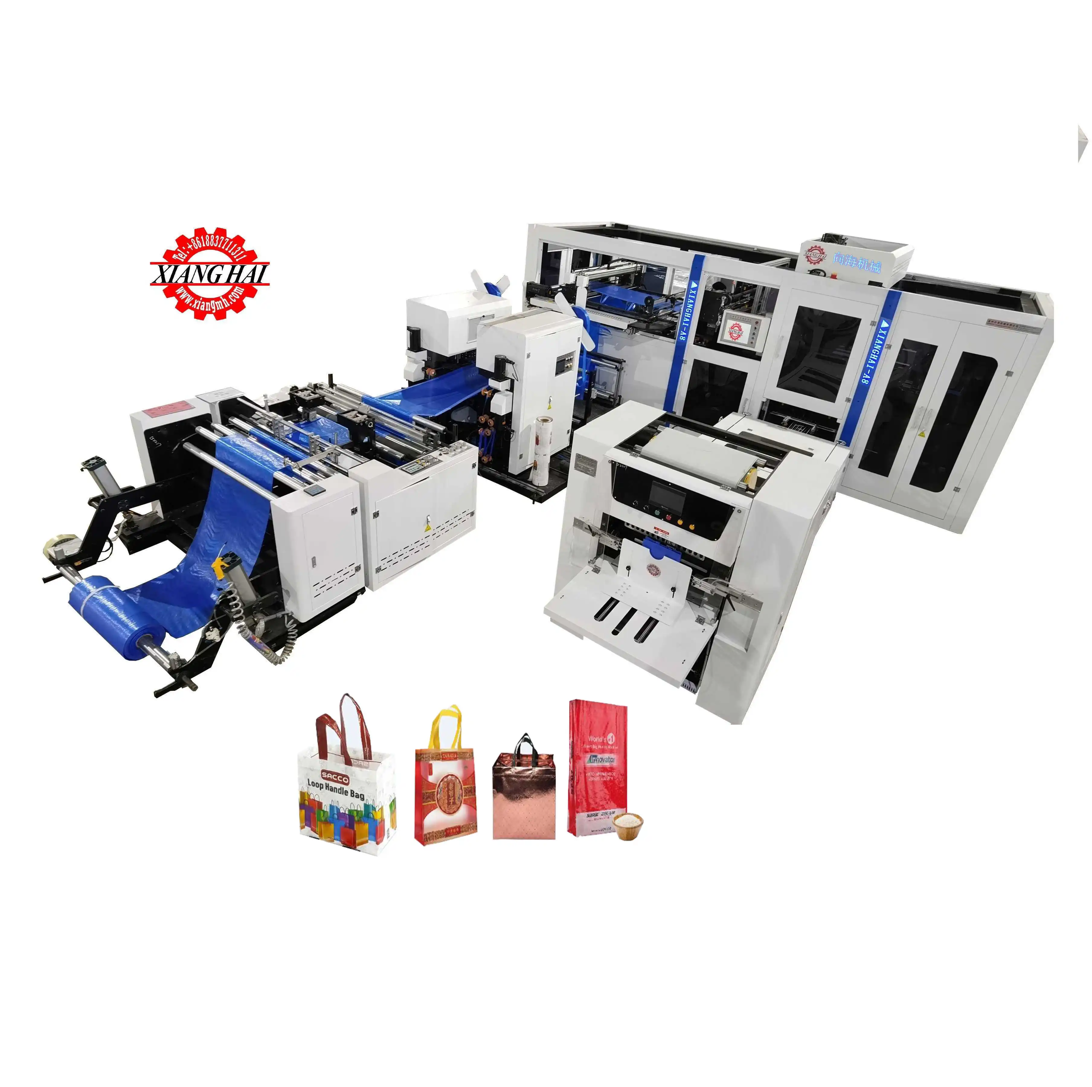 Non Woven 3D Stereoscopic Bag Ultrasonic Box Type Bag Making Machine