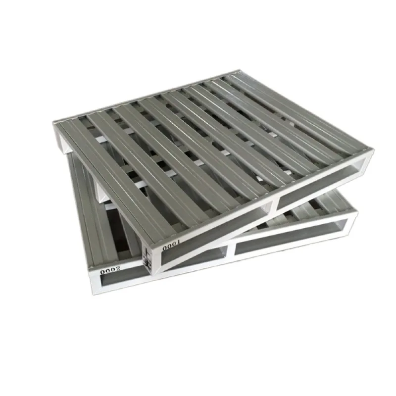 Manufacturers selling galvanized tray forklift logistics iron metal tray bedplate forklift platform stack the card board