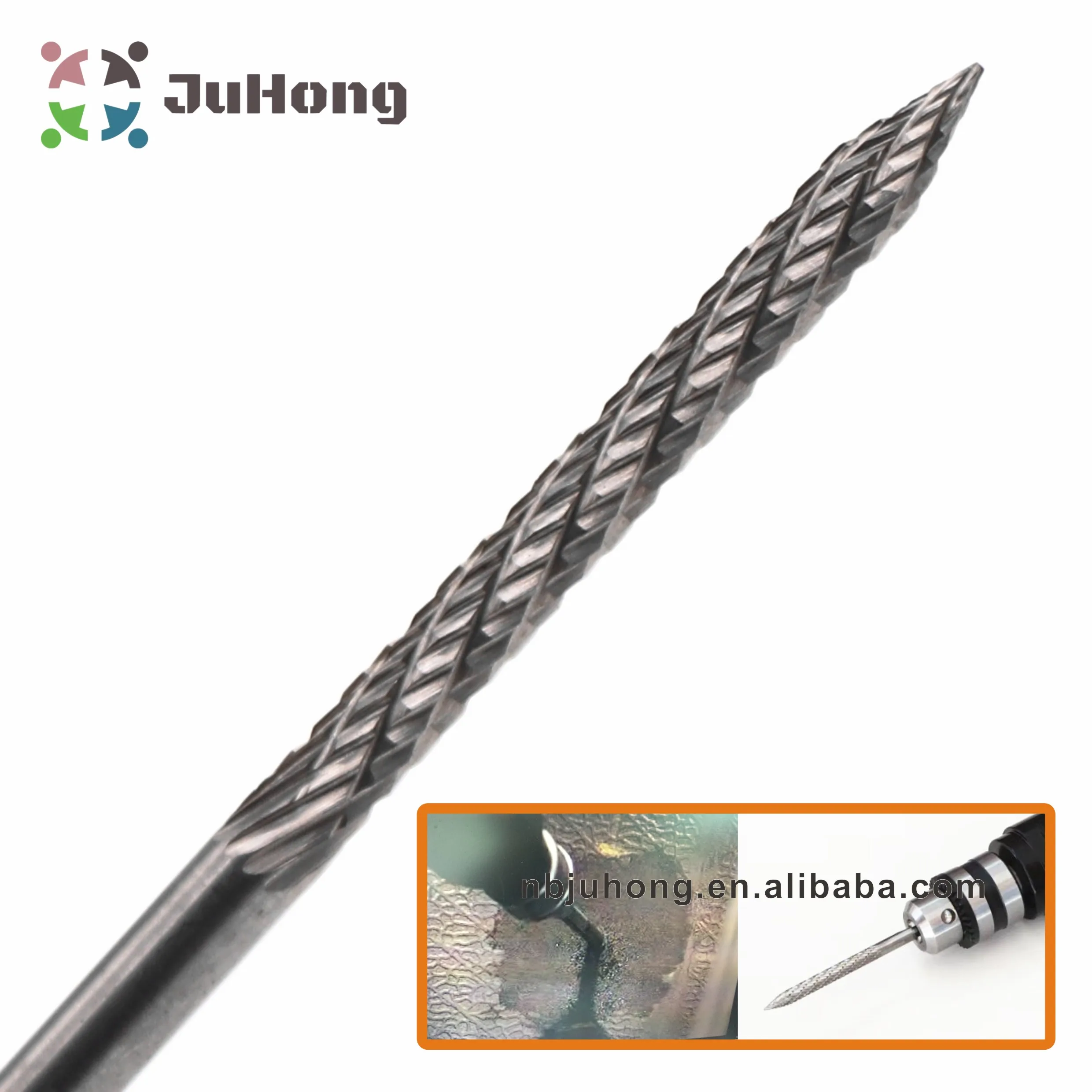 1 pair 3mm Super Hard Solid Carbide Cutter Rotary Burrs Carbon Steel Drill Bit Pneumatic Drill Bit Patch Plug Tire Repair Tool