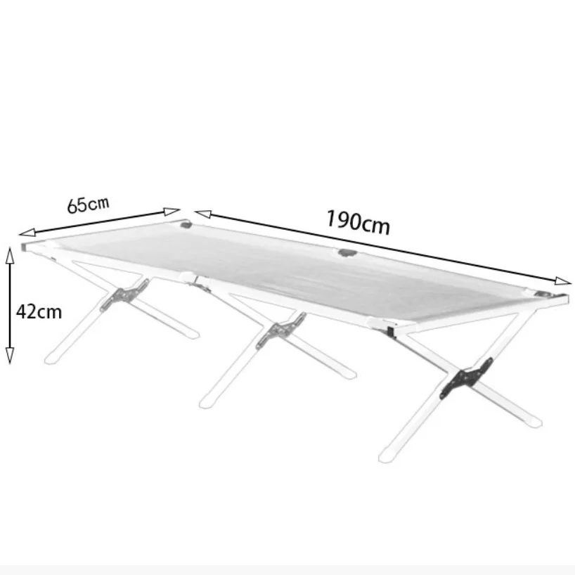 Marching bed camping folding bed outdoor portable simple