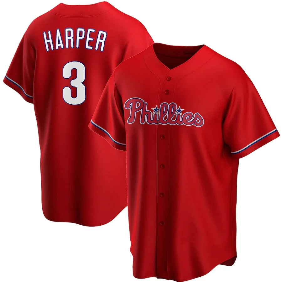 Wholesale Best Quality Custom Cheap Philadelphia Stitched Baseball Jerseys Phillie 3 Harper
