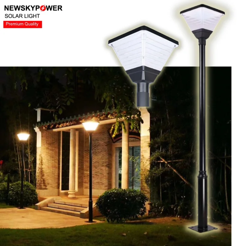 Modern Super Bright LED 20W Water Park Wireless Solar Courtyard Light MONO Panel Residential Landscape Forest Lighting