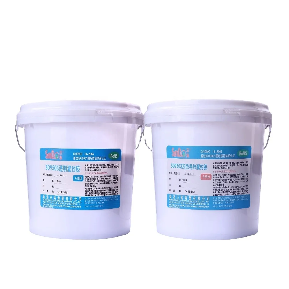 SD9502 waterproof power potting glue 2 component silicone rubber