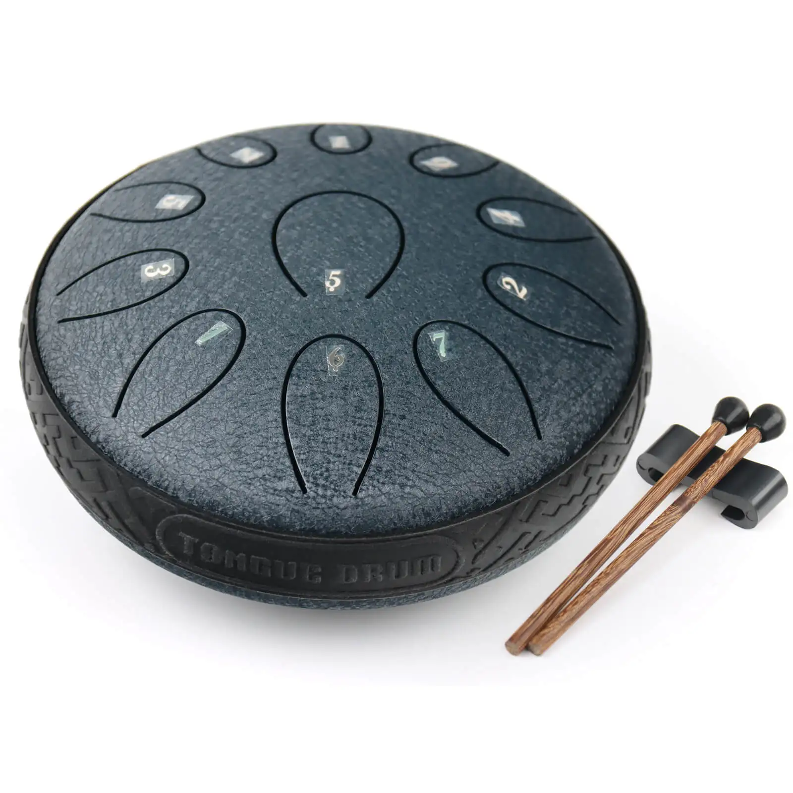 Amazon Steel tongue drums 6 inch 11 note handpan tank panda drum Percussion for kids adults beginner with drumstick travel bag