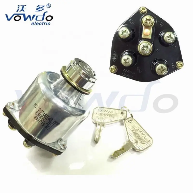 Auto parts spot goods 24V electric Starter Switch button EN513000 ignition switch with key SS54-3 SS543