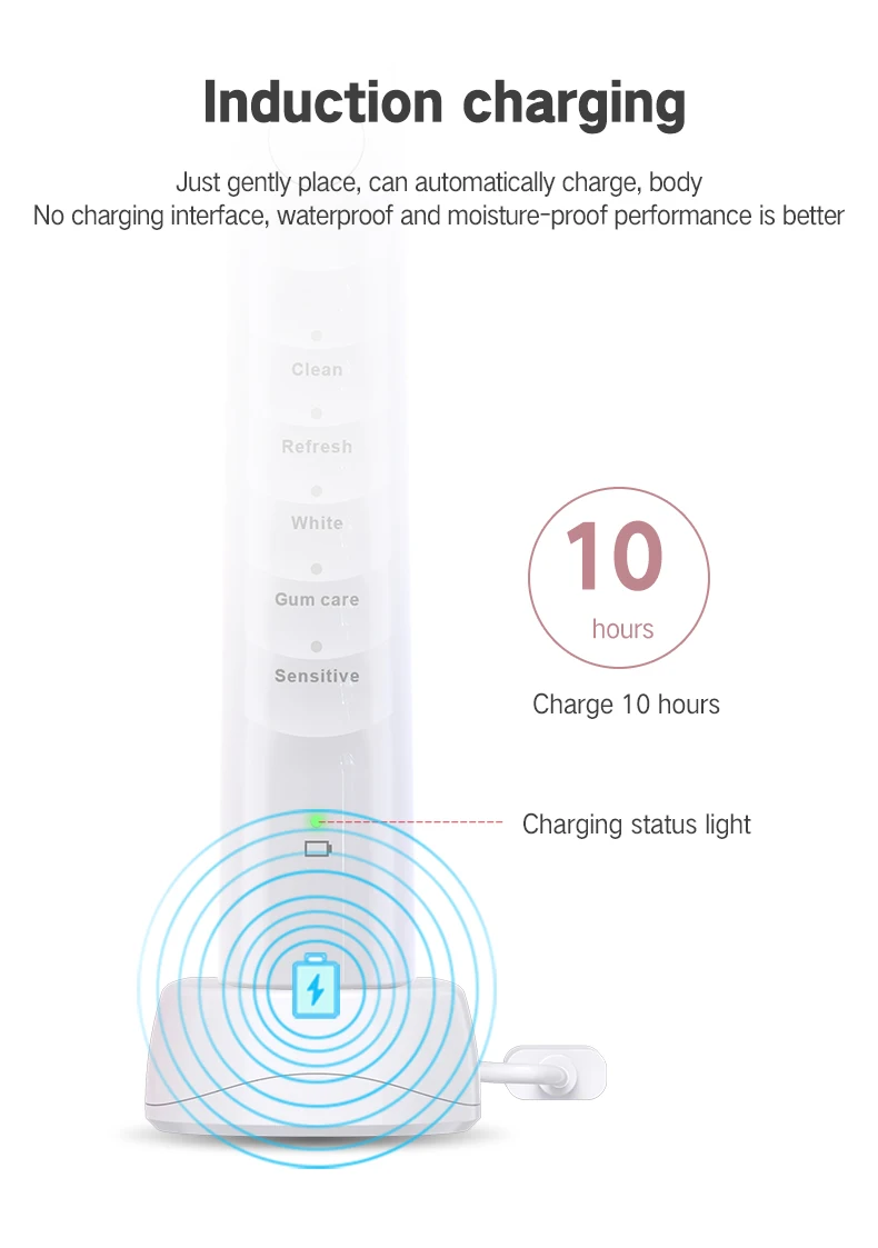 Manufacturer DY-108Pro electric toothbrush high quality oral cleaning toothbrush magnetic levitation wave electric toothbrush