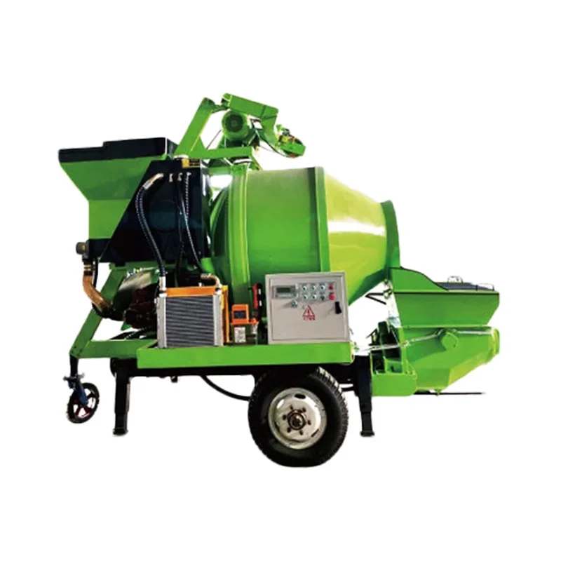 Hot Sale New Electric Trailer Mounted Concrete Mixers Core Components Including Engine Motor Bearing for Manufacturing Plant