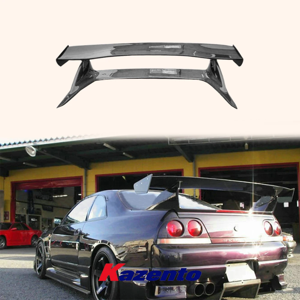 Автомобильный спойлер из углеродного волокна для Nissan Skyline R33 GTR OE Style с лезвием спойлера Bee-R GT
