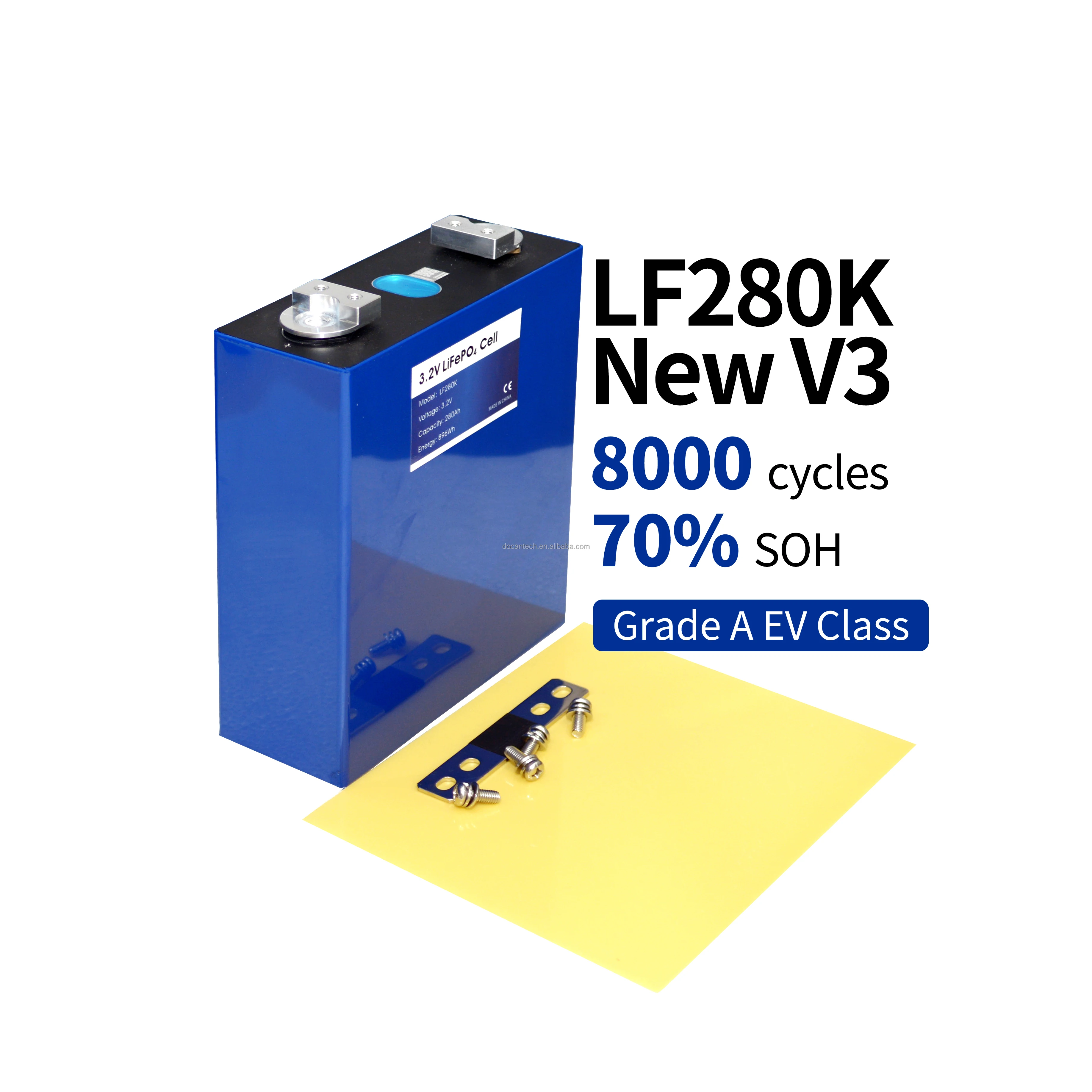 Докан tech lifepo4 призматические литиевые akku catl 320ah lf280k 304ah совершенно новые ячейки DDP доставка 10000 циклов