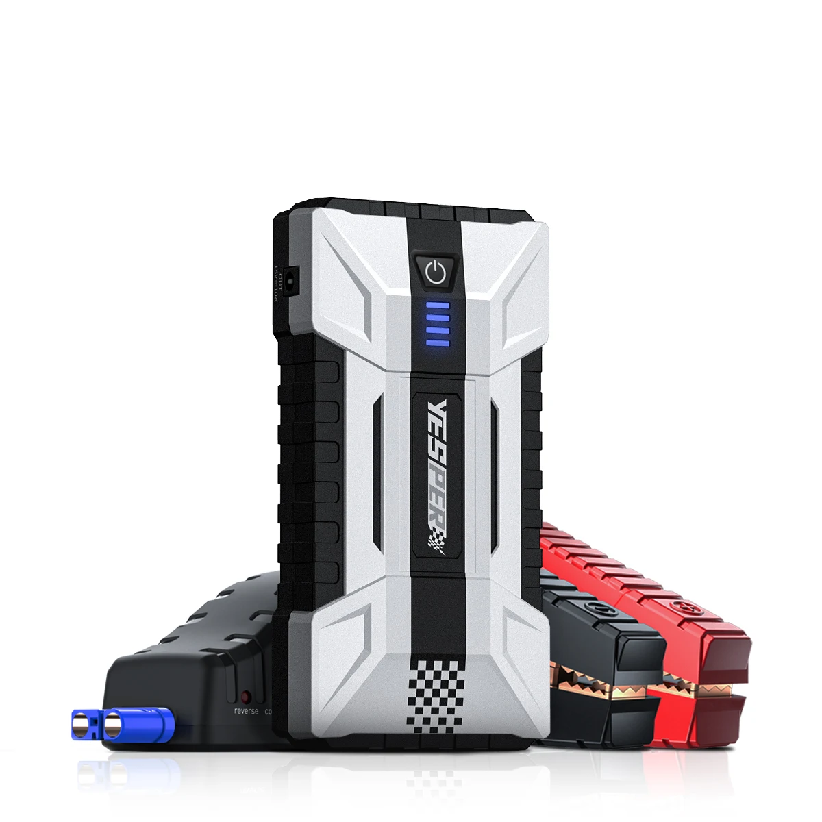 Автомобильное пусковое устройство портативный аккумулятор 12 В 12000 мАч 1550 А с интеллектуальным соединителем зарядным портом