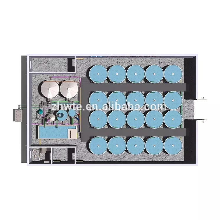 Factory price custom made high quality ras aquaculture system fish farming equipment full set for sturgeon breeding