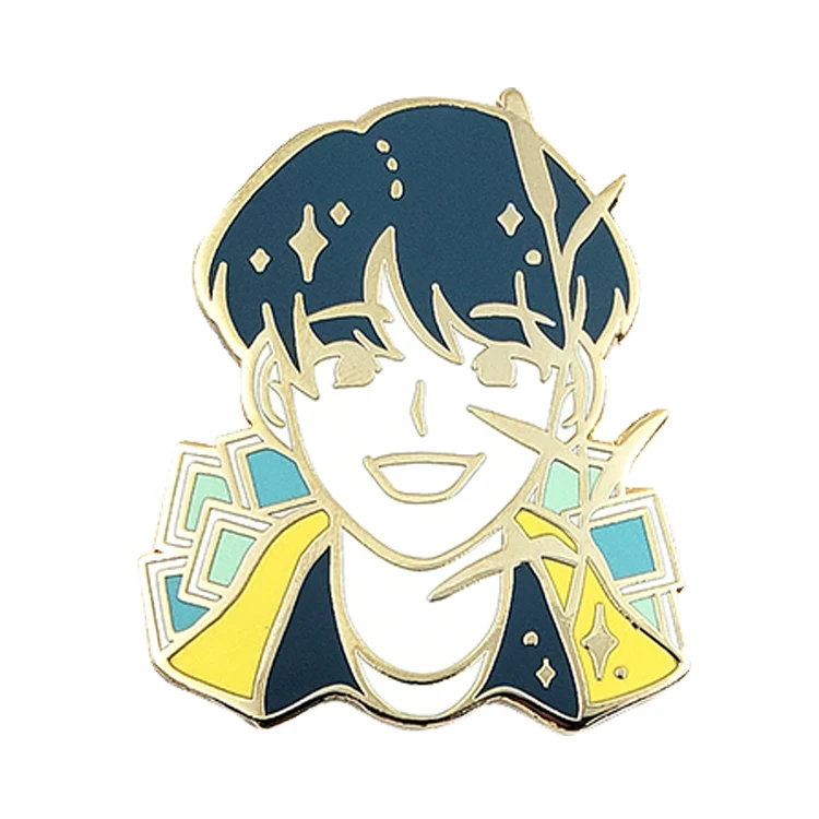 Bulk Custom Design Korean Kpop Idol Enamel Pin Manufacture Low Moq