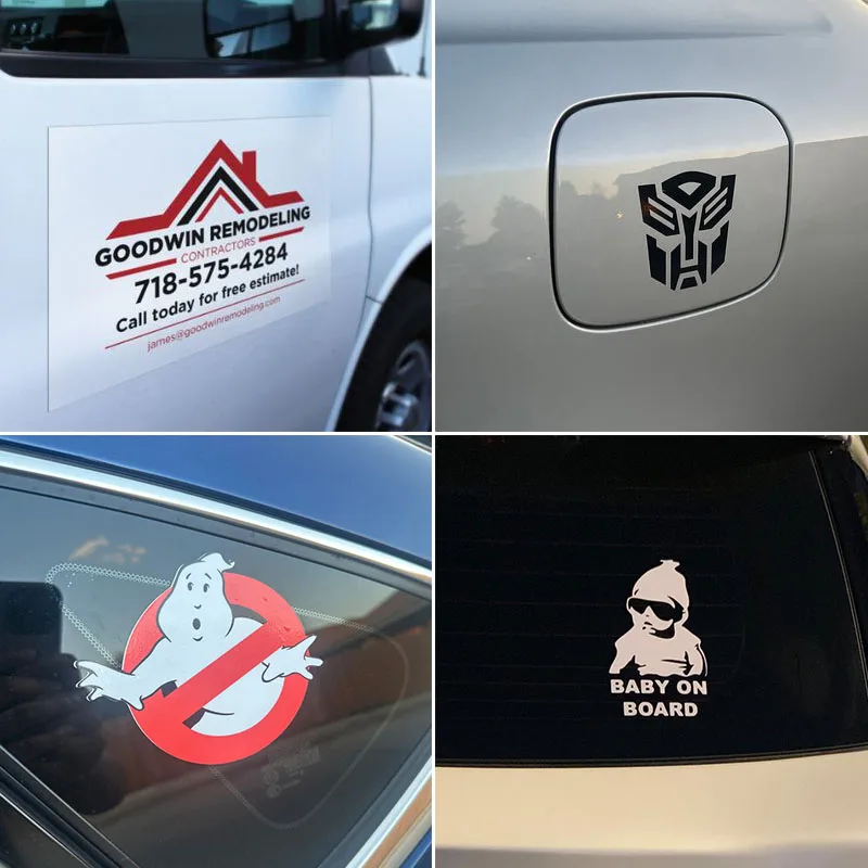Custom Printed Vinyl Die Cut Car Window Decal Pvc Bumper Sticker For Car