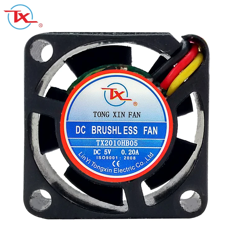 2010 DC Axial fan for humidifier 5V 12V, 20x20x10 20mm Mini Brushless DC fan, 1 inch 2cm Mini Computer Cooling Fan