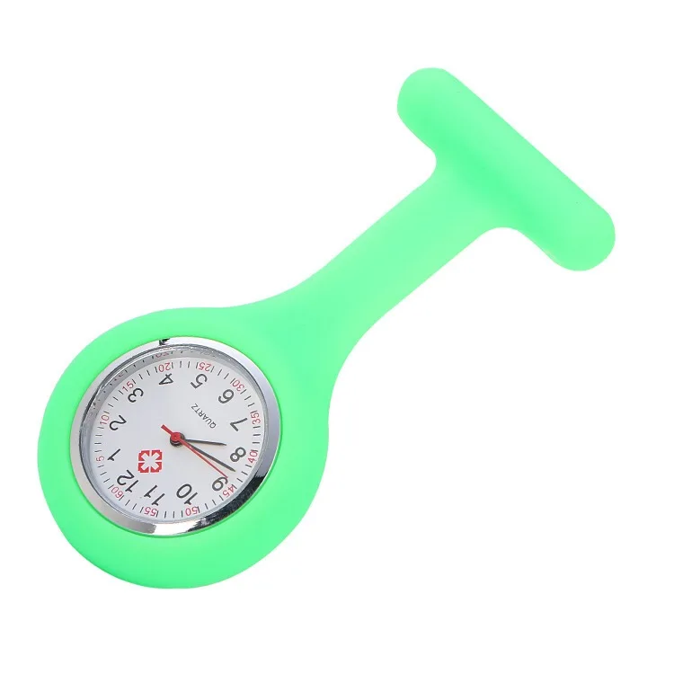 OEM General Medical Supplies Breast Brooch Watch Nurse Pocket Nurses Watches Digital Silicone Pocket