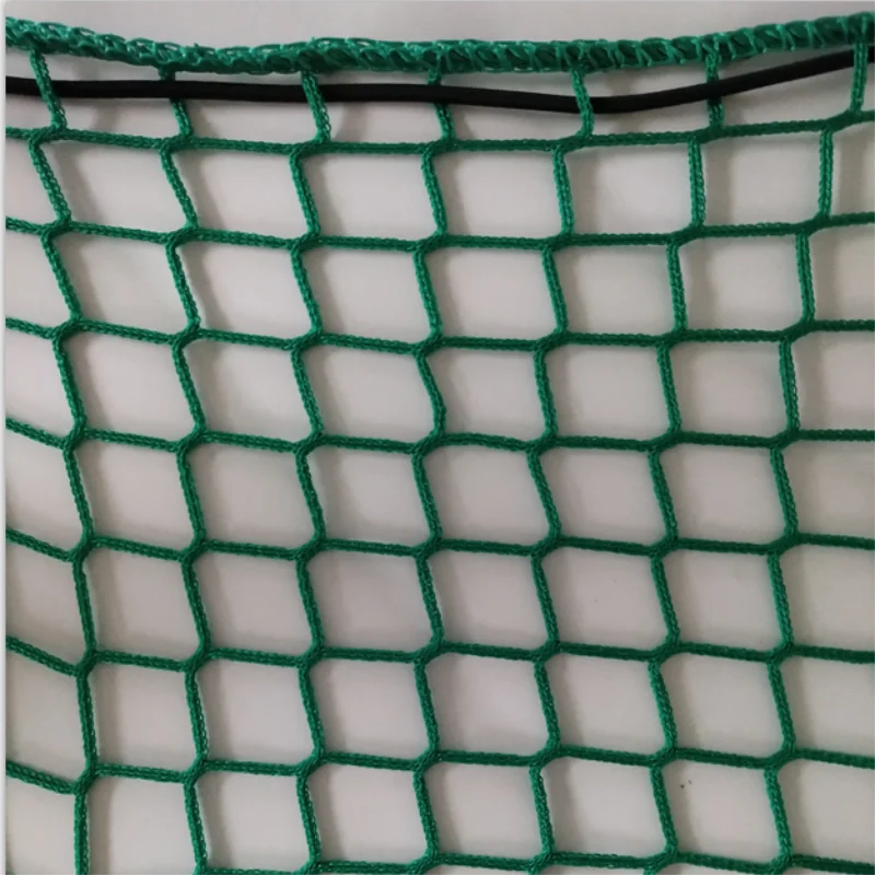Redes de carga Plastic Net  PP rope mesh  trailer cargo net with hooks
