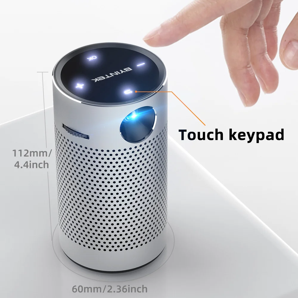 Byintek P7 умный DLP Pico портативный проектор Микро Карманный мобильный маленький Бимер Android WIFI светодиодный ЖК-видео с