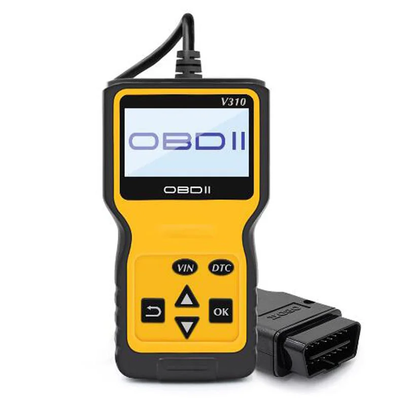Лучший OBD11 считыватель кодов автомобиля с ЖК-дисплеем OBDII Мини Автомобильный сканер V310 OBD2 портативные Автомобильные диагностические инструменты