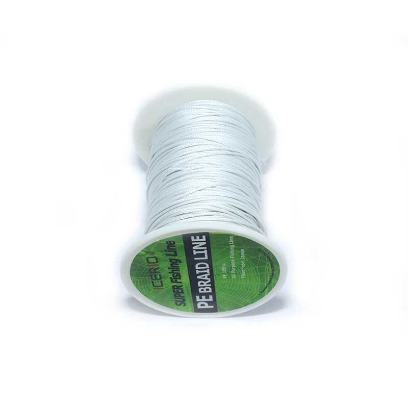 Japanese Quality 100m Braided PE Fishing Line 16 Strands PE Braided With Steel Wire Core