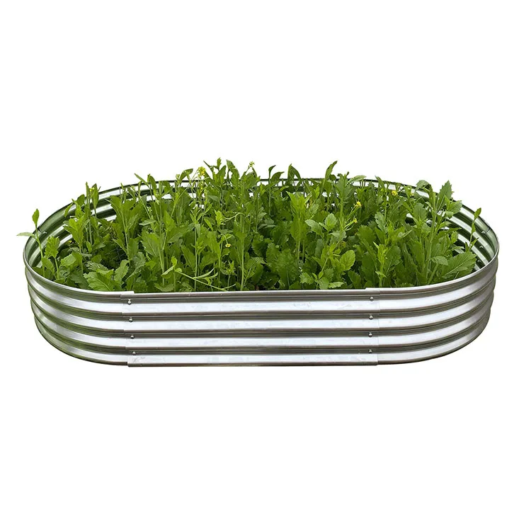 elevated planter boxes outdoor flower bed kit outdoor large galvanized raised garden beds for vegetable metal planter box