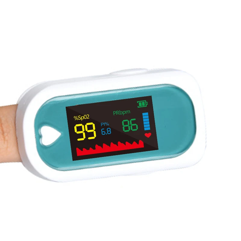 
SPO2 Blood Oxygen Saturation Detector Digital LCD Display Finger Pulse Oximetes de pluse for adult 