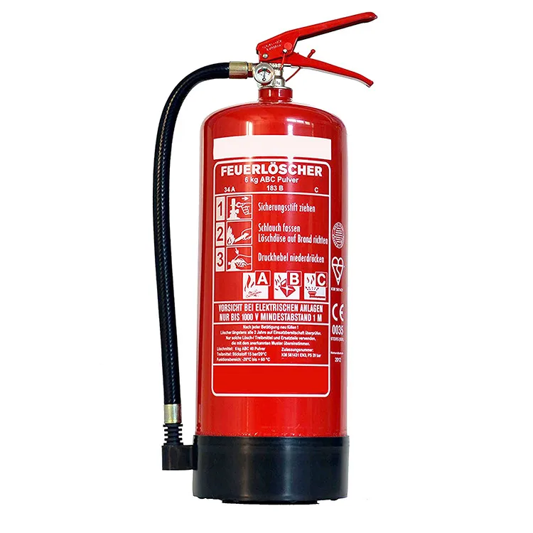 6kg dry powder chemical fire extinguisher ISO9001 CE certificated high quality fire extinguisher