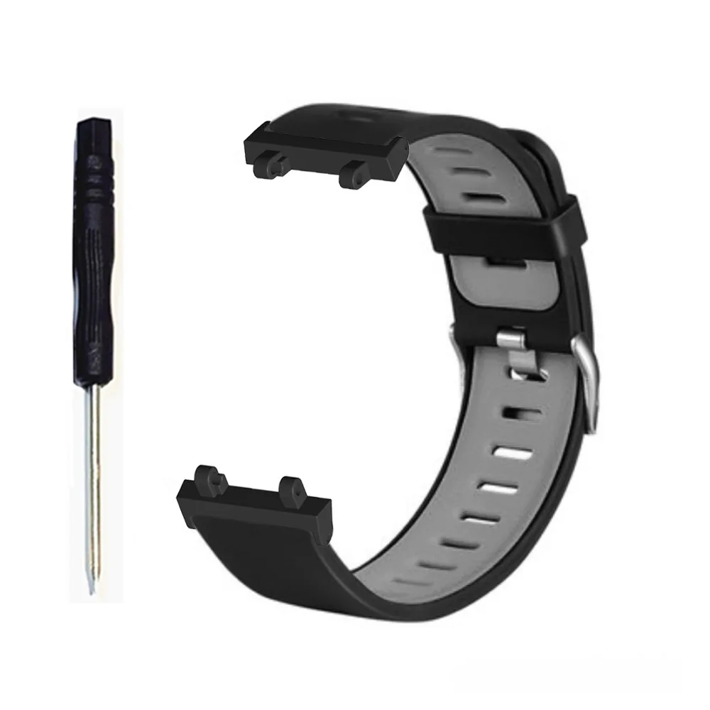 Factory Wholesale Silicone Strap Dual Color Watch Band Suitable for Huami Amazfit T-Rex2 metal head grain