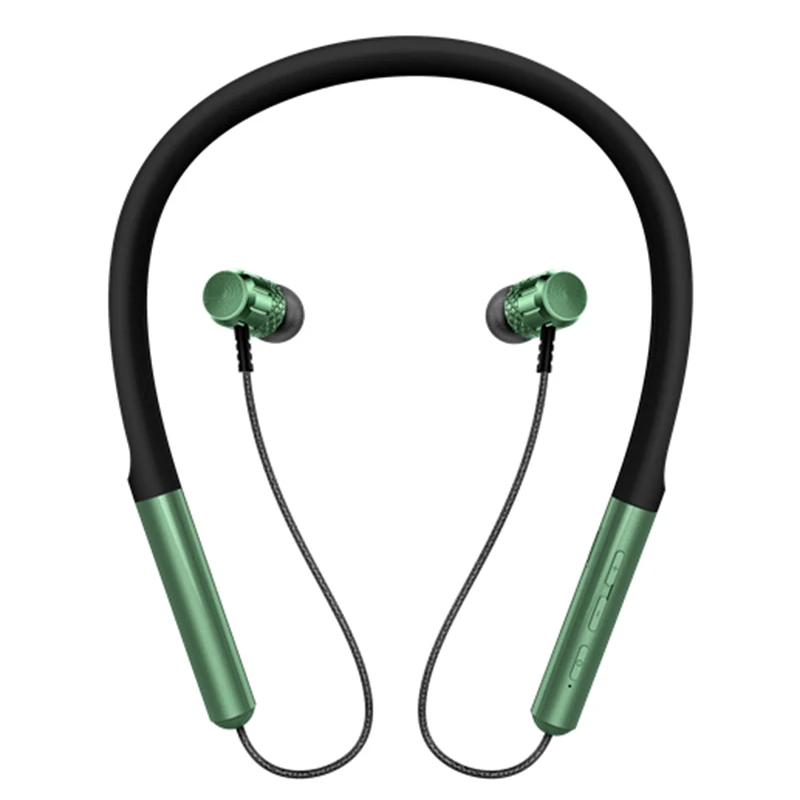 Customized 200mah In ear Electronics 5.0BT Neckband Headphone 8h Working Time Durable Magnetic HIFI Earphone & TF Card