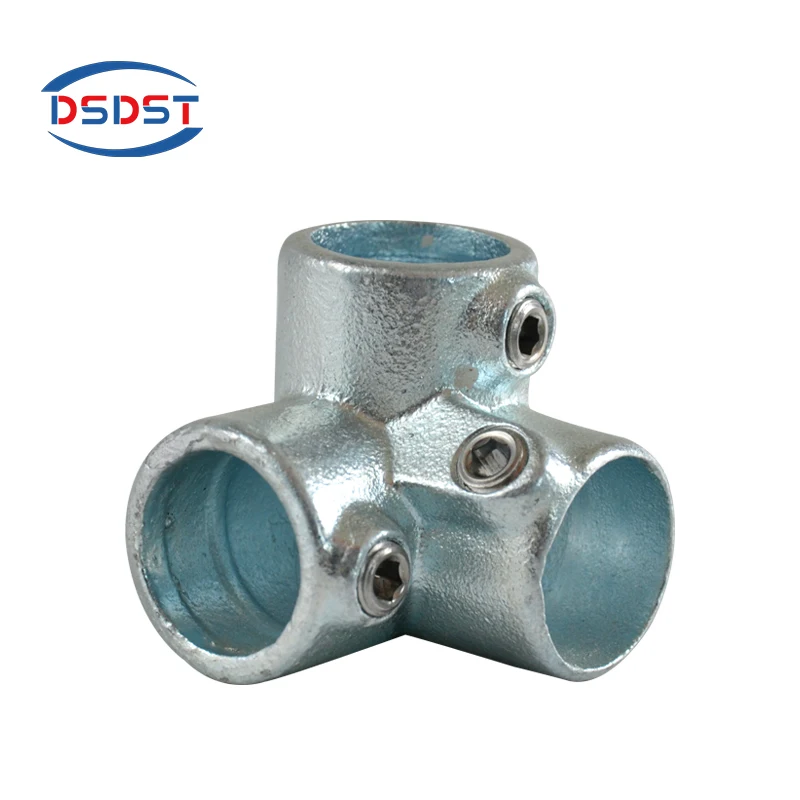 Gold Supplier scaffoldings handrail structural pipe fittingssteel pipe connectors 116 Three way open Corner