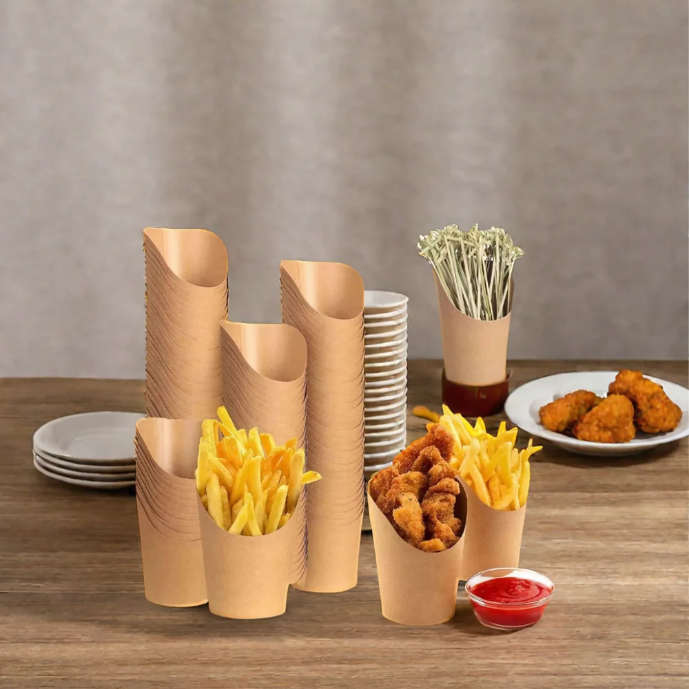 AT PACK New Arrivals Butterfly Cup Disposable Custom Logo Printed Pe Coating French Fries Barbecue Eco Disposable Coffee Cup