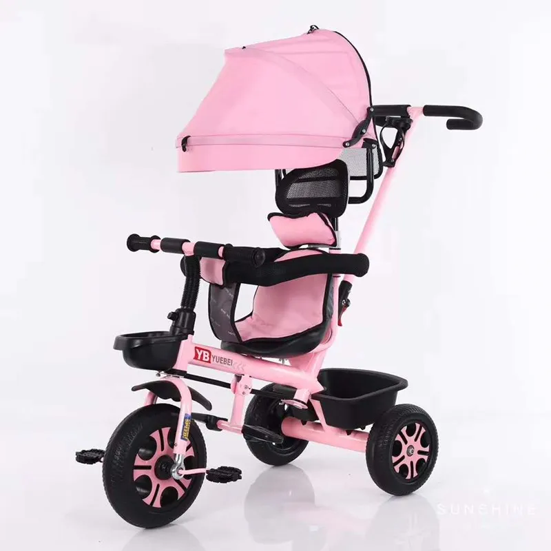 New model fashion baby trike 4in1 /kids gift baby children tricycle /wholesale cheap baby Tricycle kids pedal trike