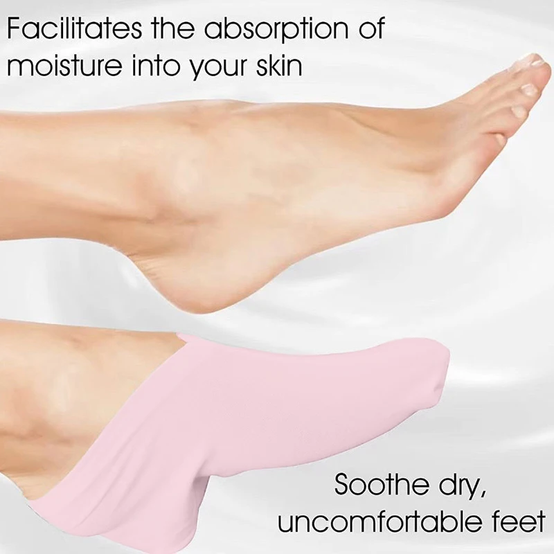 Wholesale 100% Cotton Defying Foot Protection Socks Intensive Moisture Repair Ankle Sleeves Sports Stabilizer Dry Cracked Skin
