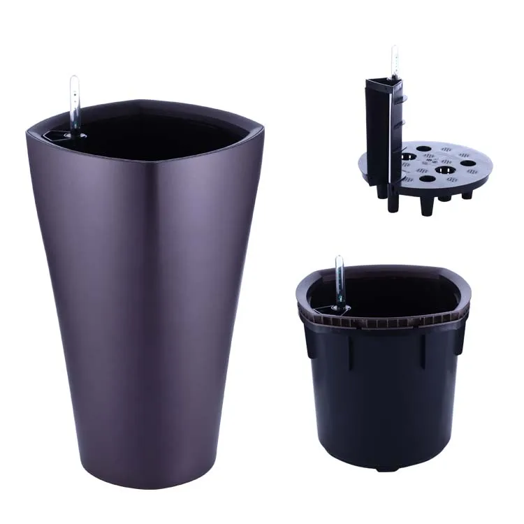 GreenSun self watering planter plastic plant pot
