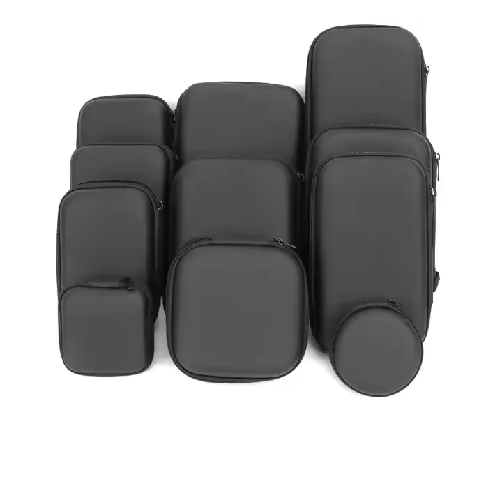 Hot sale eva hard headphone storage case box data cable storage box custom eva case