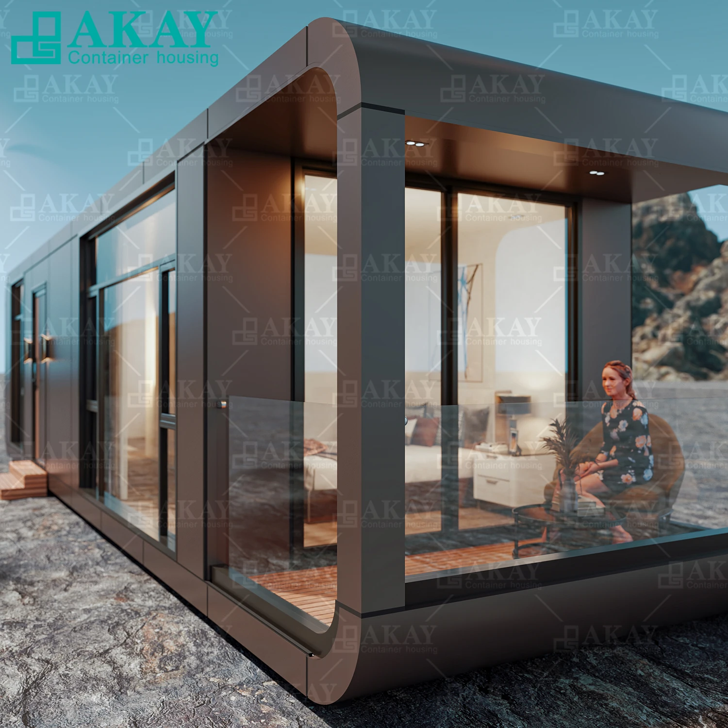 AKAY Luxury Prefabricated Capsule House a High-End Prefabricated Home