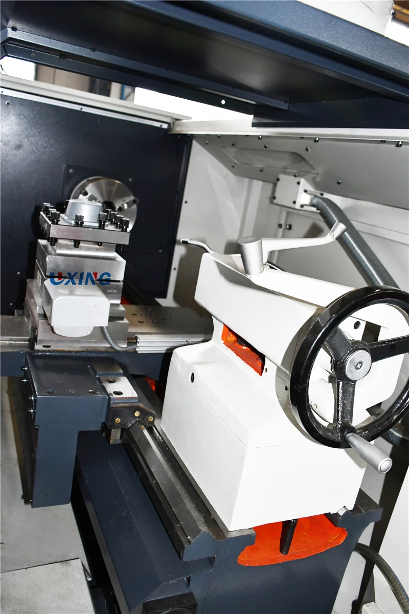 high precision flat bed horizontal GSK Siemens control CAK6161 cnc lathe machine torno price for sale
