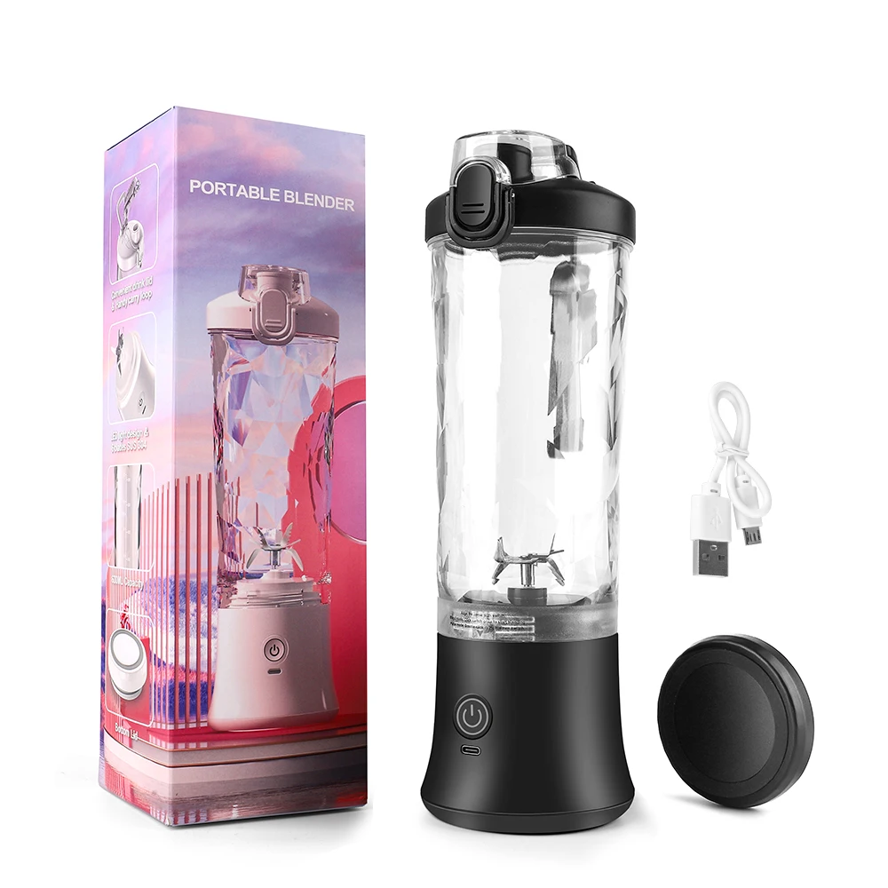 600 мл персональный блендер мини-соковыжималка для смузи чашка Type-C перезаряжаемый водонепроницаемый Миксер фруктового