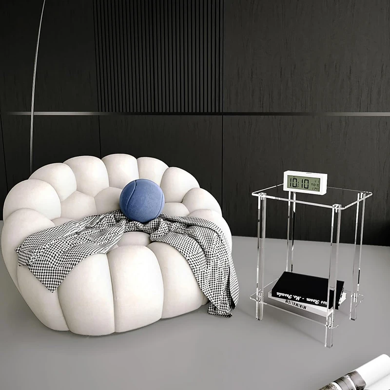 acrylic end table