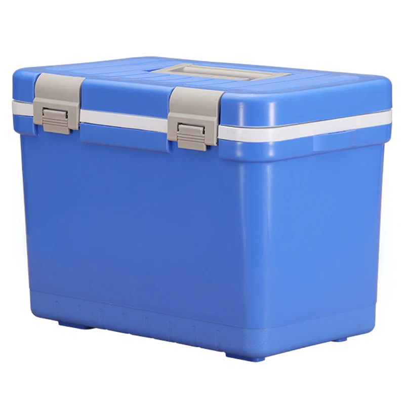 
Wholesale Factory Made 12L Keep Cold or Warm Plastic Vaccine Carrier Blood Hard Plastic Ice Cooler Box 