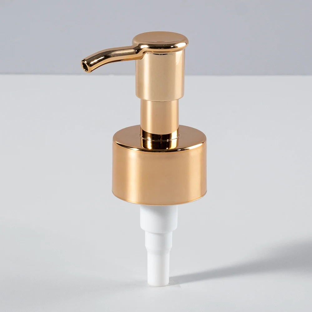 Factory New Custom Color OEM ODM 24/410 28/410 Metal Lotion Pump Head Cosmetics Packaging Bottle Liquid Soap Dispenser Pumps