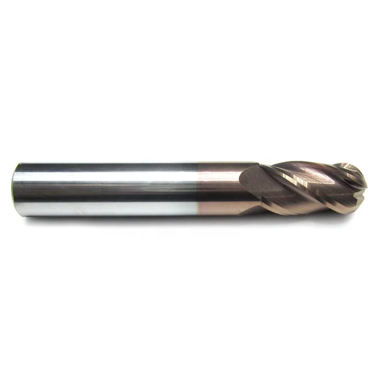 hrc45 hrc55 hrc63 for high hardness steel cnc machine tools carbide bit endmill manufacture
