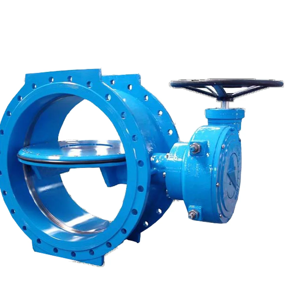 D342X double eccentric double flange soft seal butterfly valve ball cast iron butterfly valve