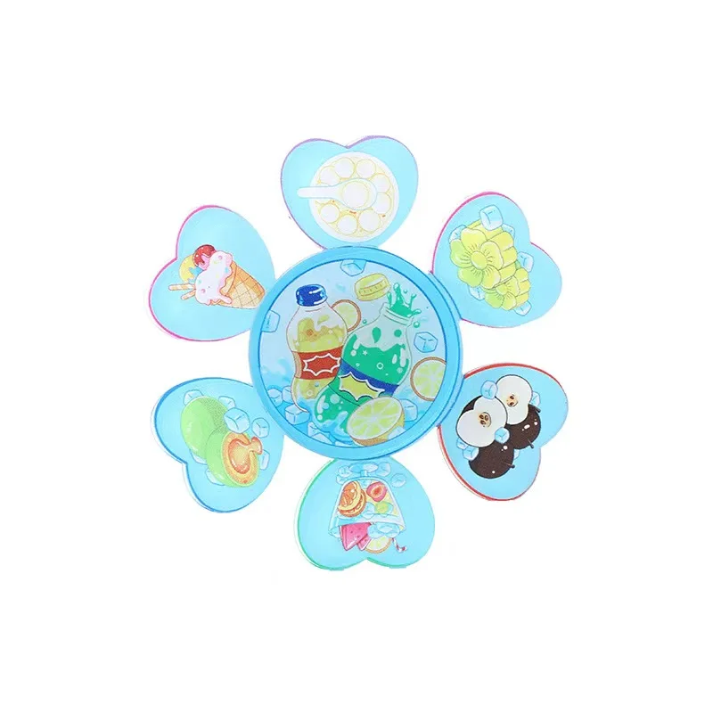 Sublimation Blank Refrigerator Magnets Refrigerator Magnet Snow Globe Metal Flower Refrigerator Magnets