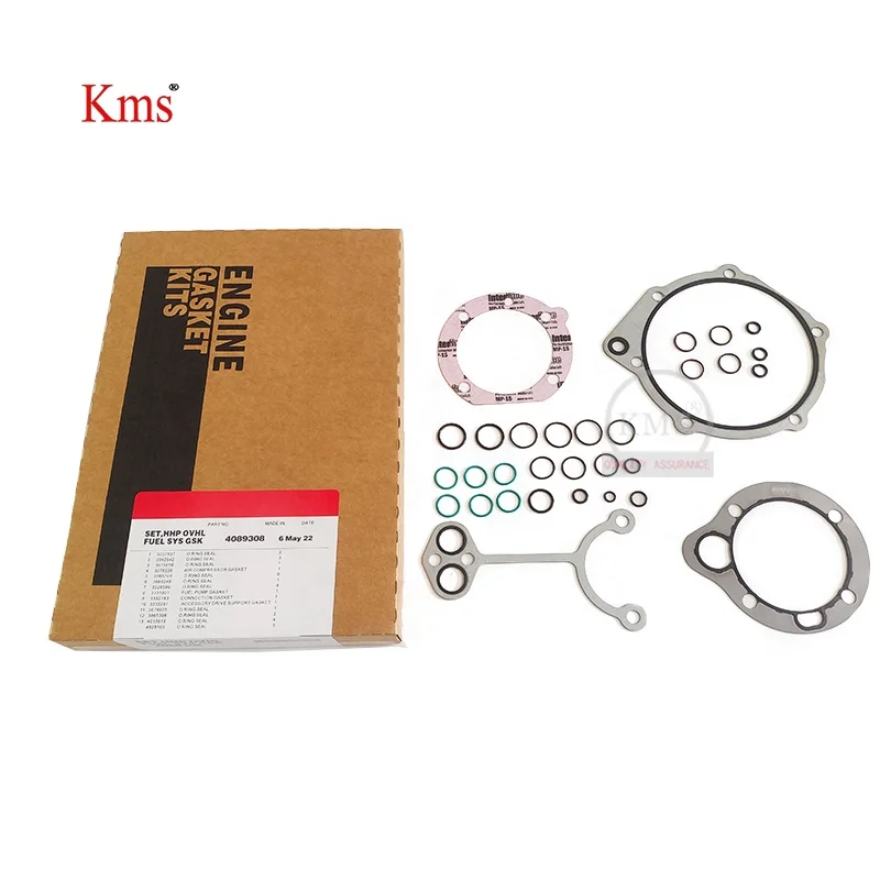 KMS Chinese factory High quality  QSK60 K60 4089308 3800492 Fuel pump gasket repair kit