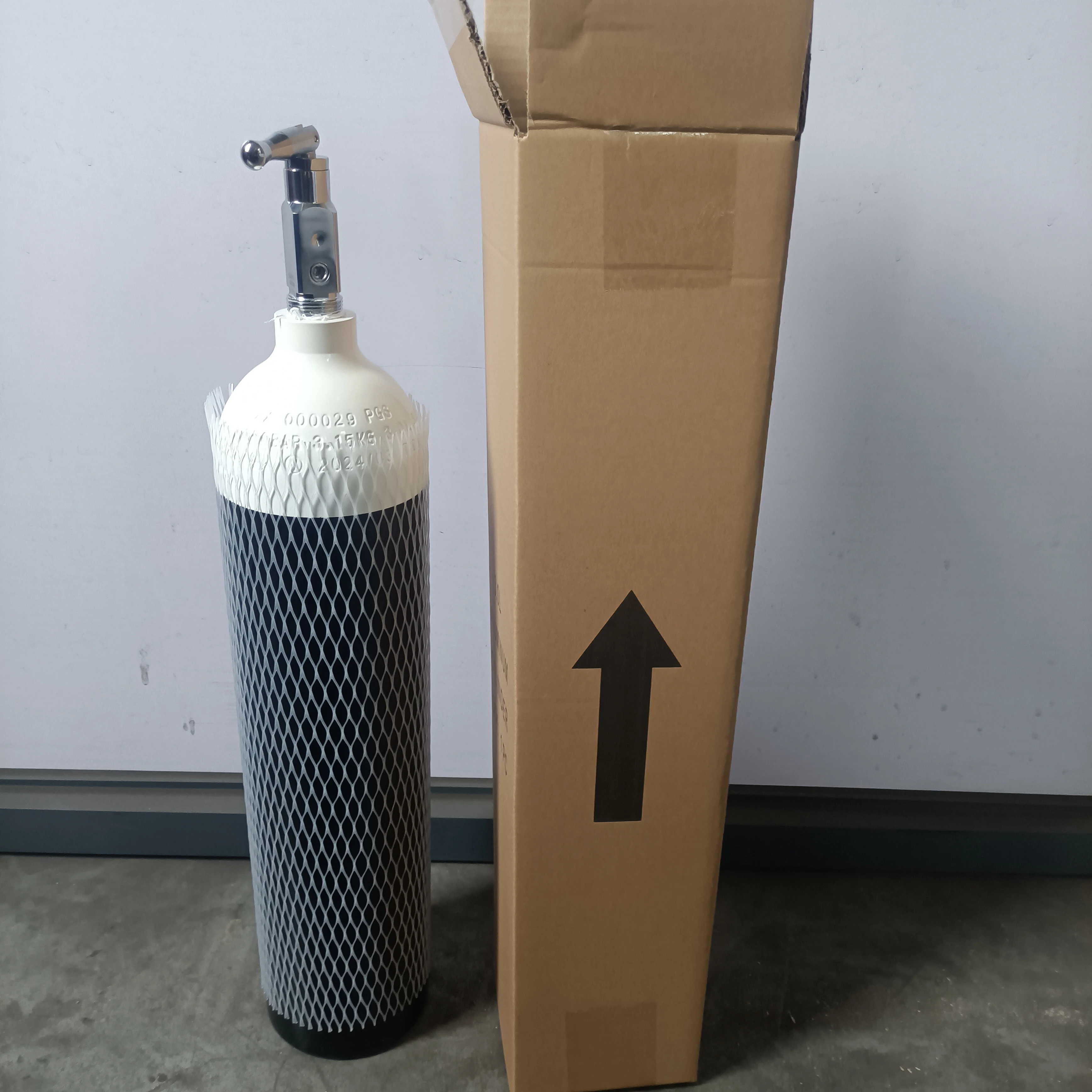 ZX 2216psi Pressure MD ME ML6 M6 M22 M60 M90 DOT-3AL 1.5L Medical oxygenTank Bottle DOT Aluminum High Aluminium