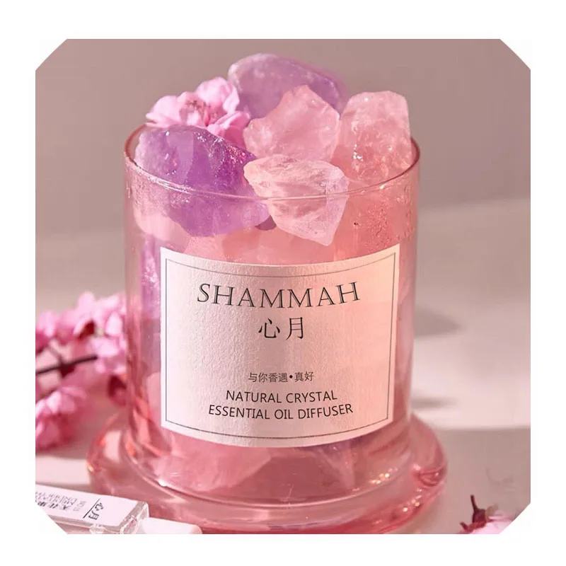 Home Decor Crystal Stone Essential Oil Aromatherapy Diffuser  Healing stone Crystal oil essential diffuser