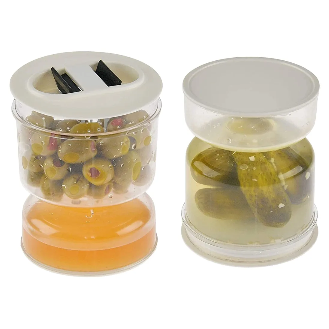 Лидер продаж пластиковые контейнеры для хранения пищевых продуктов сухие и влажные банки разделения сока контейнер рассола с фильтром