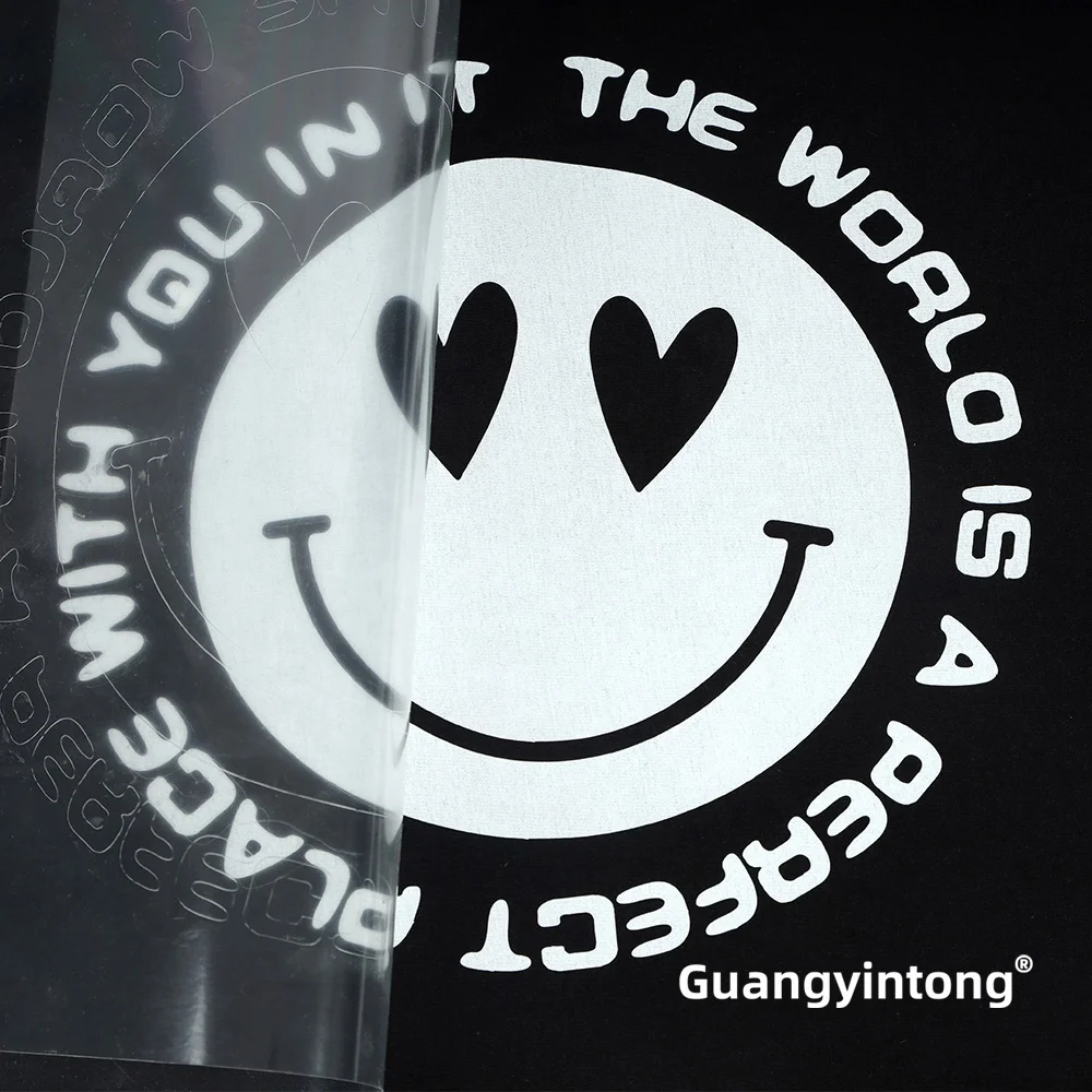 Guangyintong PU temperature color change heat transfer vinyl easyweed high quality heat transfer vinyl for shirts logo printing