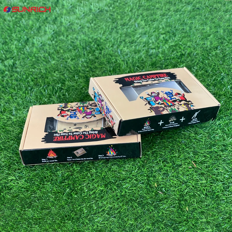 Christmas Camping Set Mysterious Flame Magic Powder Graduation New Year Beach Party-Magical Campfire Artificial Fire Mystical